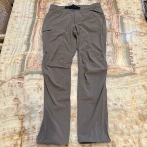 Black Diamond Mens Hiking Pants Brown Stretch Outdoor Climbing Trail Size 34x32